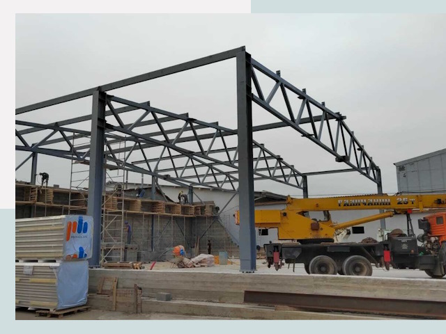 Строительство цехов в Вязниках