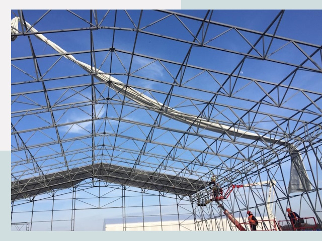 Шатровые ангары от 641 руб. в Вязниках и Владимирской области