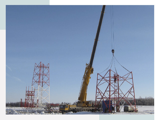 Монтаж вышек связи в Вязниках