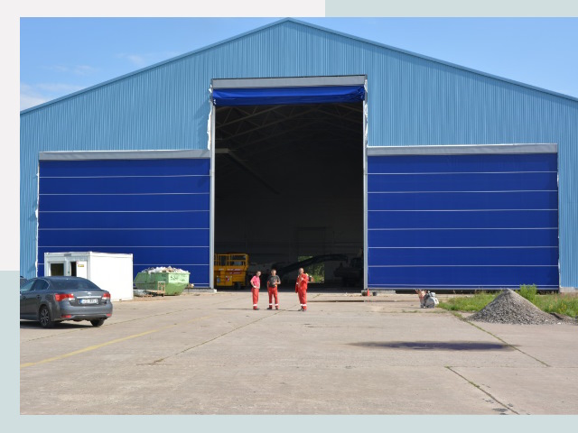 Ангарные ворота в Вязники от СтальСтрой-Взн по цене 641 руб.