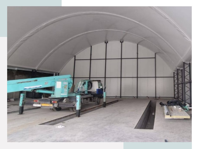 Внутреннее оснащение ангаров в Вязниках